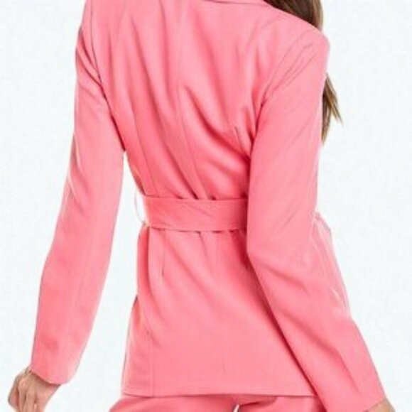 nwt 4si3nna Blaine Jacket Hot Pink - Picture 4 of 4